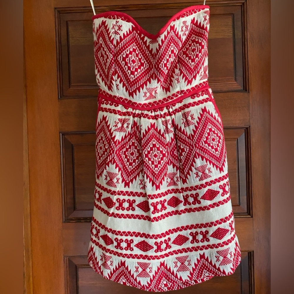 Judith March Red + White Sun Dress